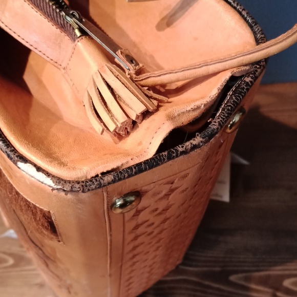 GAITAN leather vintage handbag - Picture 4 of 8